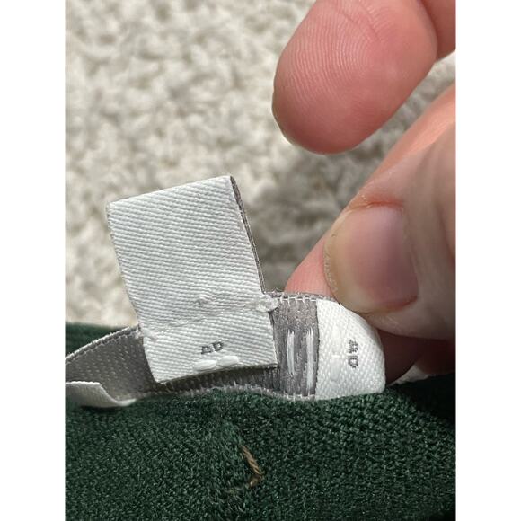 J. Jill Sweater Womens Small Button Front V Neck Wool Blend Long Cardigan Green - Picture 8 of 10